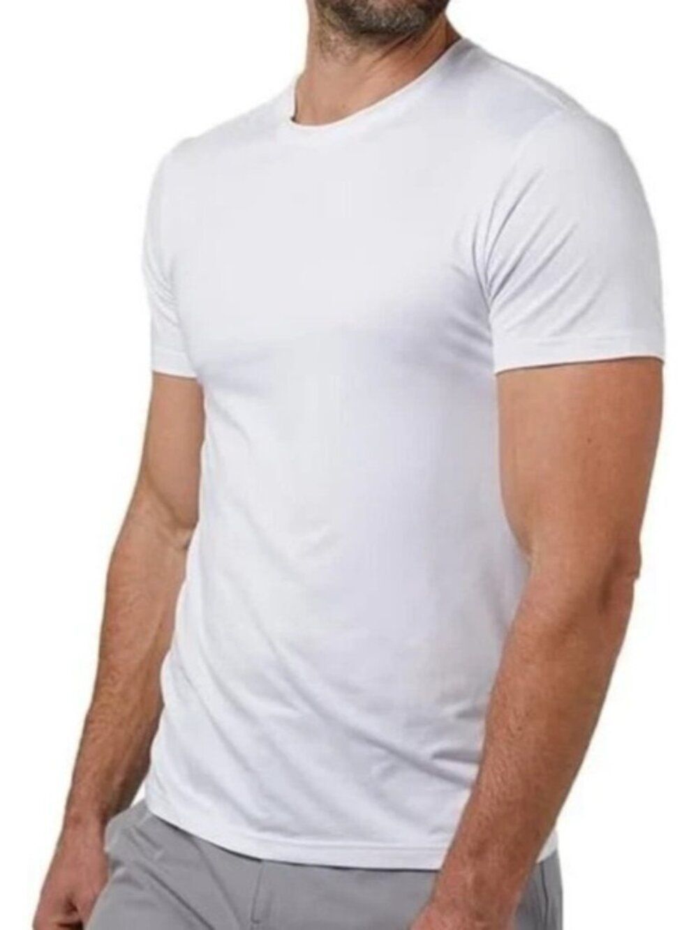 32 Degrees T Shirt Weatherproof Mens Short Sleeve Crew Neck White Sz XL